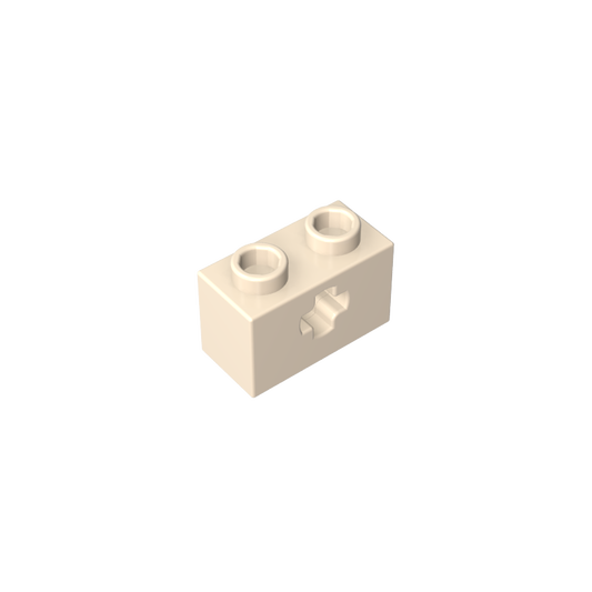 GDS-633 - Technic Brick 1 x 2 with Axle Hole Type 1 [+ Opening] and Bottom Pin