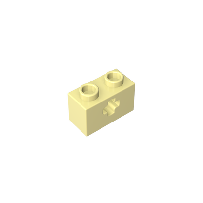 GDS-633 - Technic Brick 1 x 2 with Axle Hole Type 1 [+ Opening] and Bottom Pin