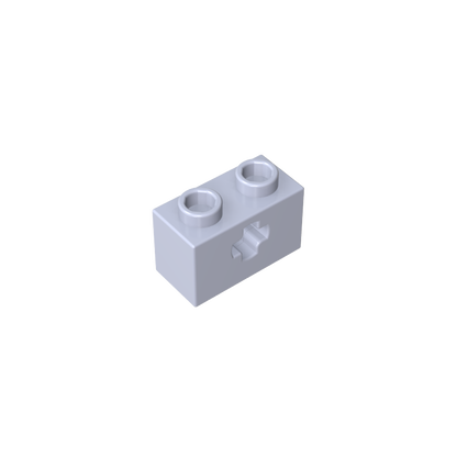 GDS-633 - Technic Brick 1 x 2 with Axle Hole Type 1 [+ Opening] and Bottom Pin