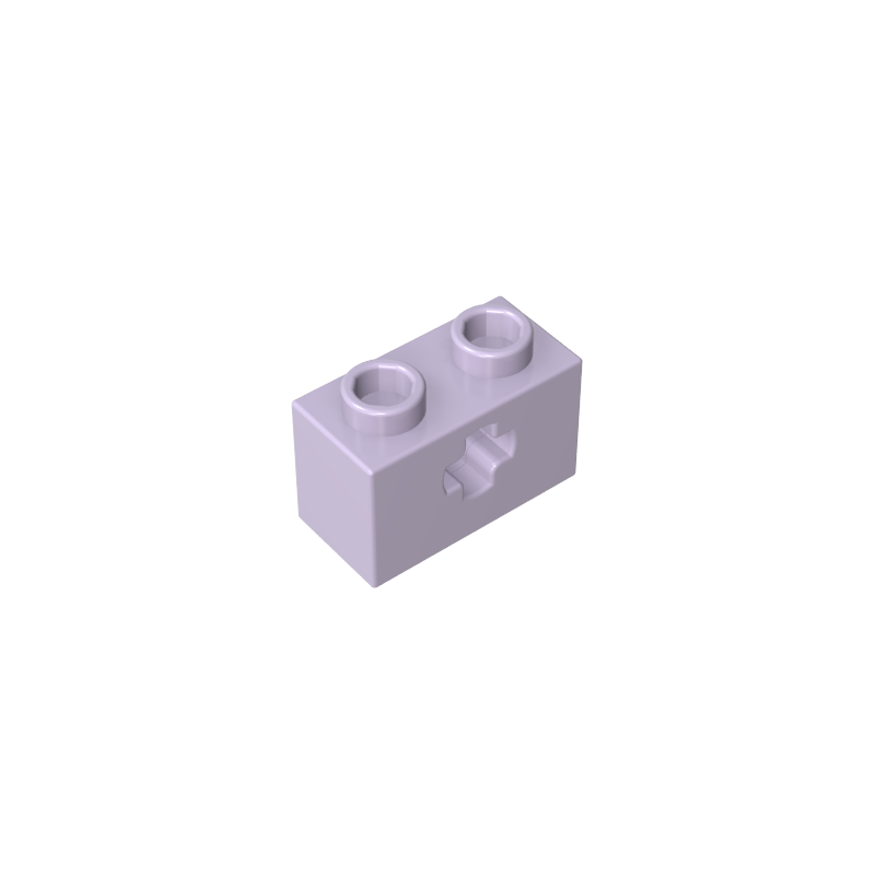 GDS-633 - Technic Brick 1 x 2 with Axle Hole Type 1 [+ Opening] and Bottom Pin