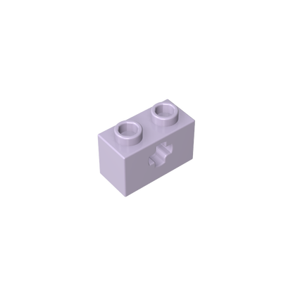 GDS-633 - Technic Brick 1 x 2 with Axle Hole Type 1 [+ Opening] and Bottom Pin