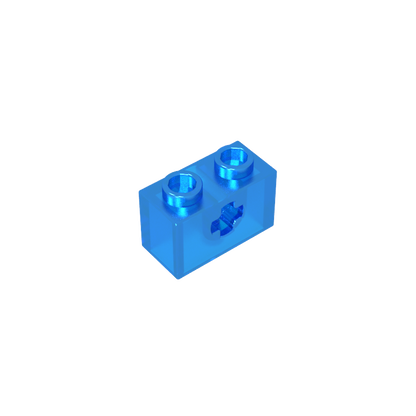 GDS-633 - Technic Brick 1 x 2 with Axle Hole Type 1 [+ Opening] and Bottom Pin