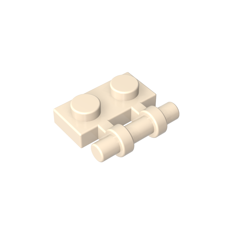 GDS-644 - Plate Special 1 x 2 Side Handle [Free Ends]