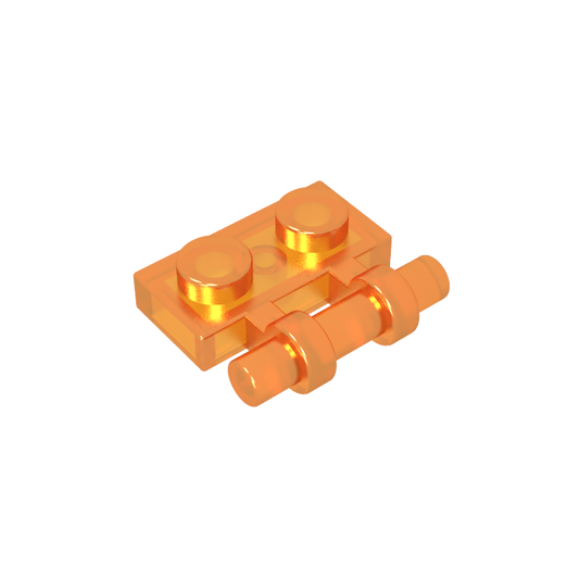 GDS-644 - Plate Special 1 x 2 Side Handle [Free Ends]