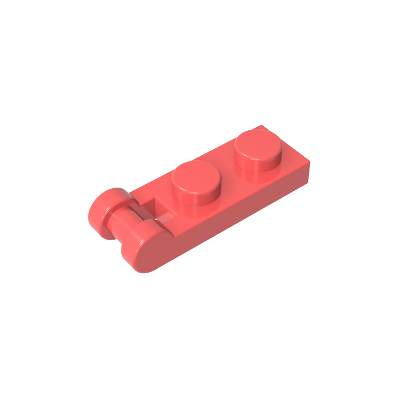 GDS-646 - Plate Special 1 x 2 with Handle on End [Closed Ends]