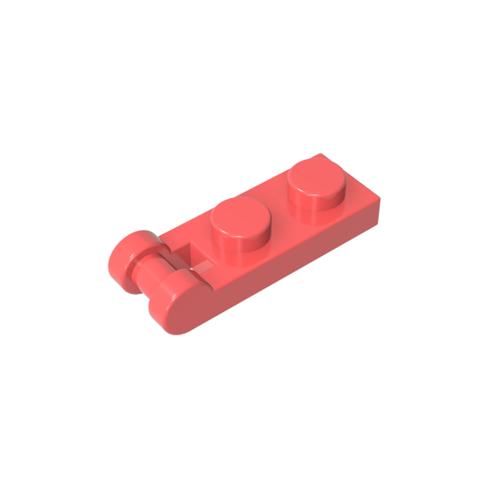 GDS-646 - Plate Special 1 x 2 with Handle on End [Closed Ends]