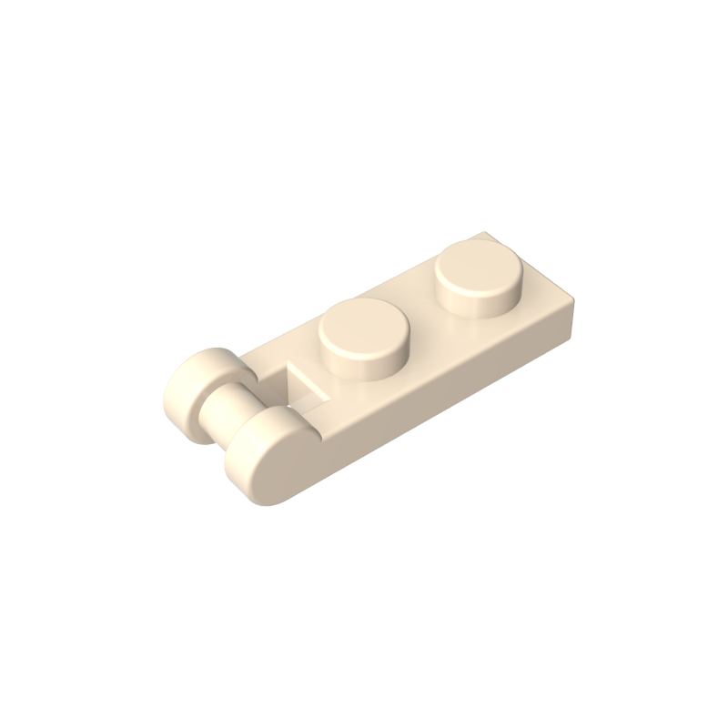 GDS-646 - Plate Special 1 x 2 with Handle on End [Closed Ends]