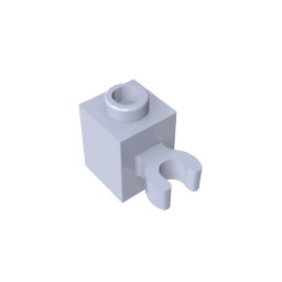 GDS-647 - Brick Special 1 x 1 with Clip Vertical [Open O Clip, Hollow Stud]