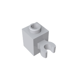 GDS-647 - Brick Special 1 x 1 with Clip Vertical [Open O Clip, Hollow Stud]