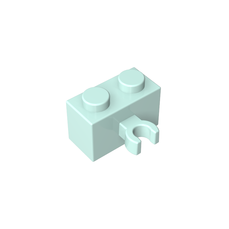 GDS-651 - Brick Special 1 x 2 with Vertical Clip [Thick U Clip]
