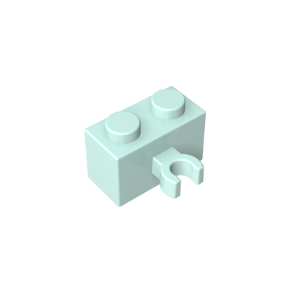 GDS-651 - Brick Special 1 x 2 with Vertical Clip [Thick U Clip]