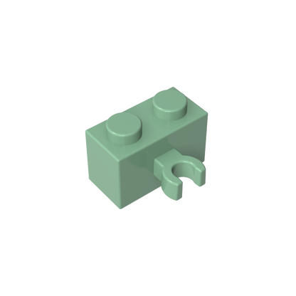 GDS-651 - Brick Special 1 x 2 with Vertical Clip [Thick U Clip]