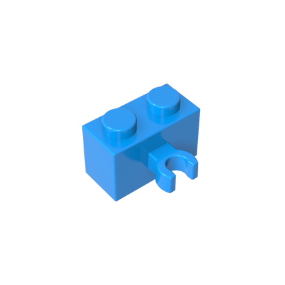 GDS-651 - Brick Special 1 x 2 with Vertical Clip [Thick U Clip]