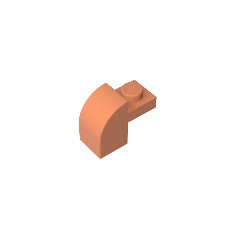 GDS-654 - Brick Curved 1 x 2 x 1 1/3 with Curved Top