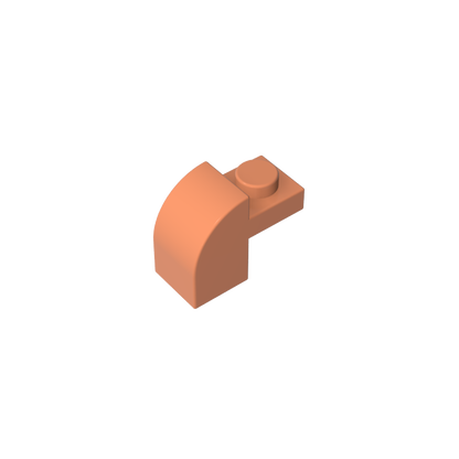 GDS-654 - Brick Curved 1 x 2 x 1 1/3 with Curved Top