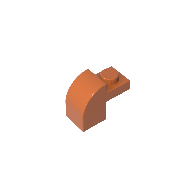GDS-654 - Brick Curved 1 x 2 x 1 1/3 with Curved Top