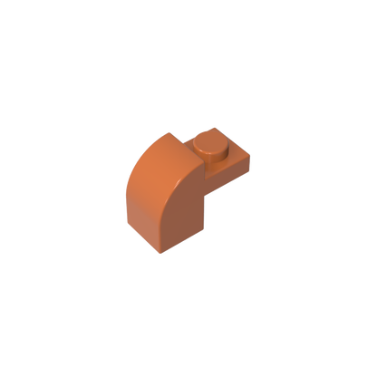 GDS-654 - Brick Curved 1 x 2 x 1 1/3 with Curved Top