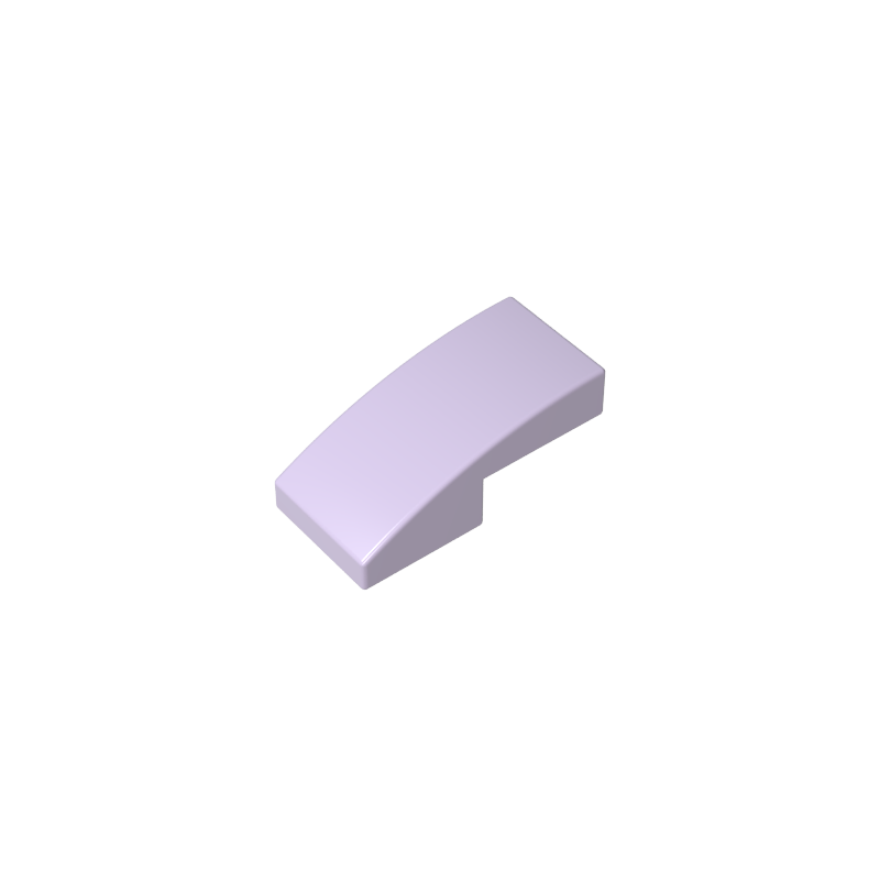 GDS-656 - Slope Curved 2 x 1 No Studs [1/2 Bow]