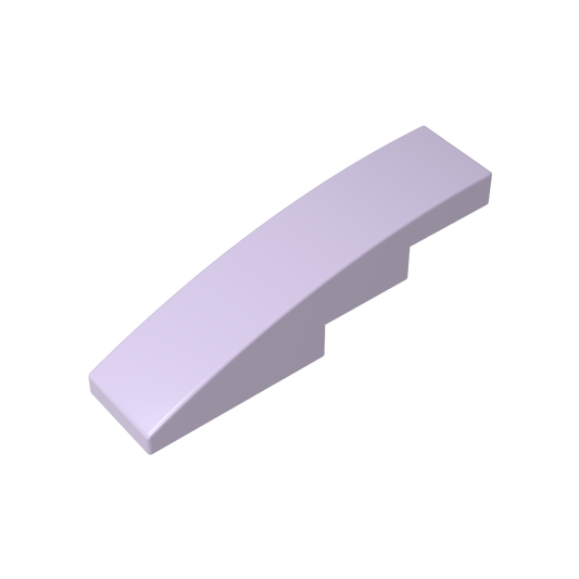 GDS-658 - Slope Curved 4 x 1 No Studs [Stud Holder with Asymmetric Ridges]