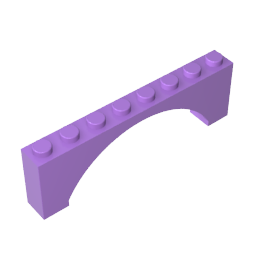 GDS-677 - Brick Arch 1 x 8 x 2 Raised