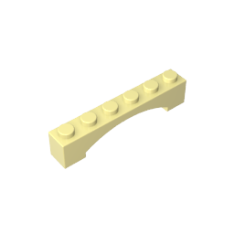 GDS-679 - Brick Arch 1 x 6 Raised Arch