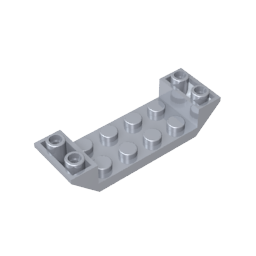 GDS-687 - Slope Inverted 45 Degrees 6 x 2 Double with 2 x 4 Cutout