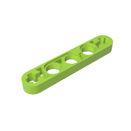 GDS-691 - Technic Beam 1 x 5 Thin with Axle Holes on Ends