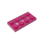 GDS-697 - Technic Plate 2 x 4 [3 Holes]
