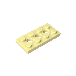 GDS-697 - Technic Plate 2 x 4 [3 Holes]