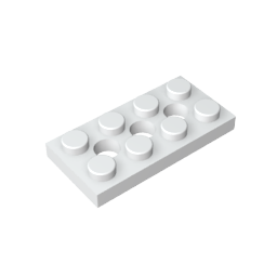 GDS-697 - Technic Plate 2 x 4 [3 Holes]