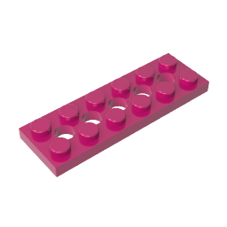 GDS-698 - Technic Plate 2 x 6 [5 Holes]