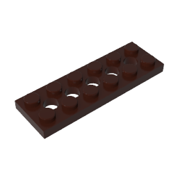GDS-698 - Technic Plate 2 x 6 [5 Holes]