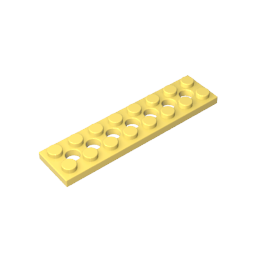 GDS-699 - Technic Plate 2 x 8 [7 Holes]