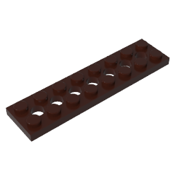 GDS-699 - Technic Plate 2 x 8 [7 Holes]