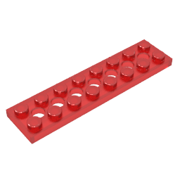 GDS-699 - Technic Plate 2 x 8 [7 Holes]