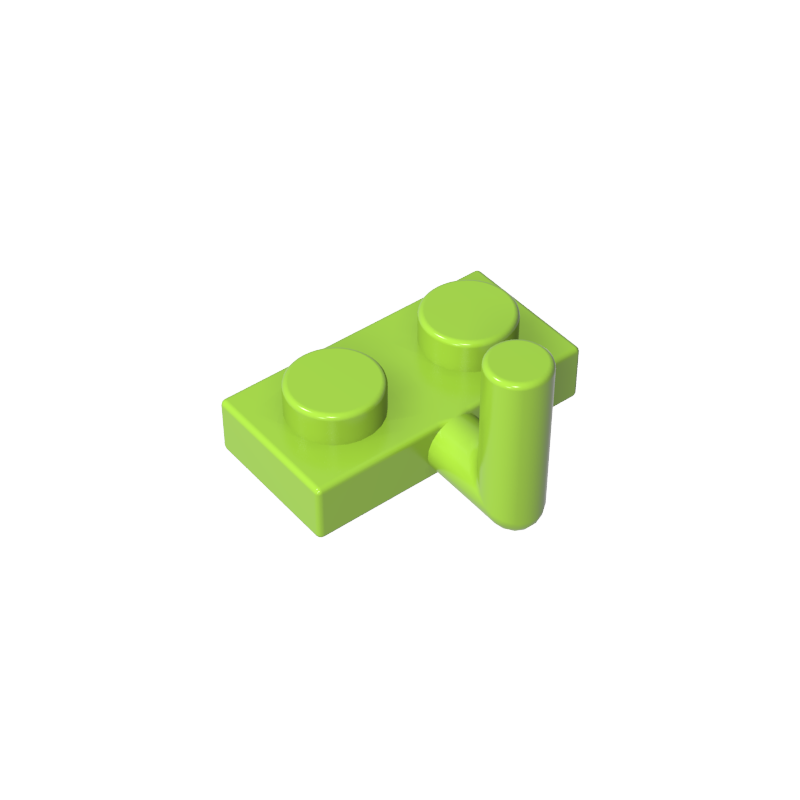 GDS-709 - Plate Special 1 x 2 with Arm Up [Horizontal Arm 6mm]