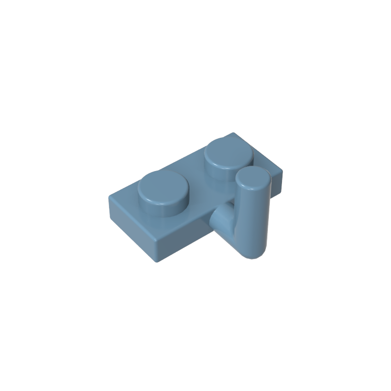 GDS-709 - Plate Special 1 x 2 with Arm Up [Horizontal Arm 6mm]