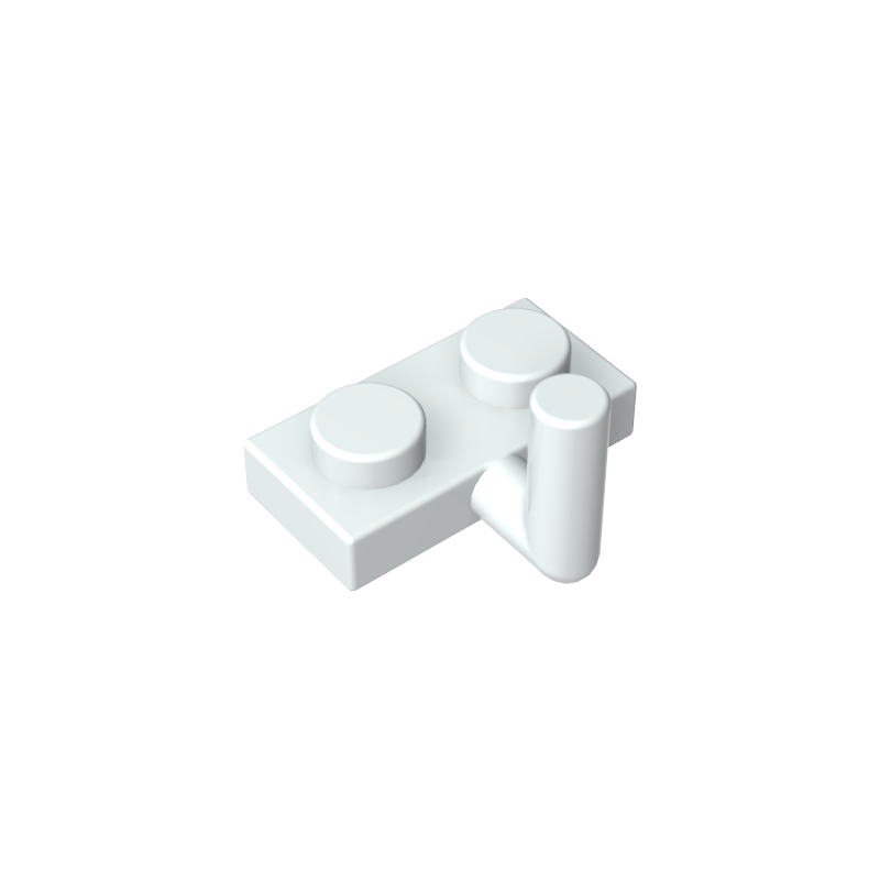 GDS-709 - Plate Special 1 x 2 with Arm Up [Horizontal Arm 6mm]