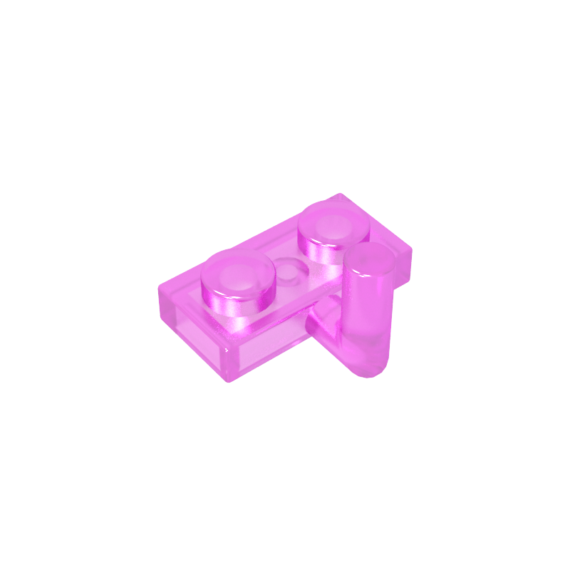 GDS-709 - Plate Special 1 x 2 with Arm Up [Horizontal Arm 6mm]