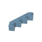 GDS-711 - Wedge 4 x 4 Facet