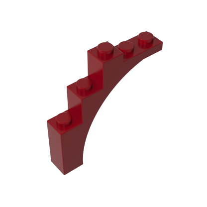 GDS-715 - Brick Arch 1 x 5 x 4 [Irregular Bow, Raised Underside Cross Supports]
