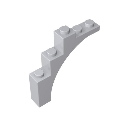 GDS-715 - Brick Arch 1 x 5 x 4 [Irregular Bow, Raised Underside Cross Supports]