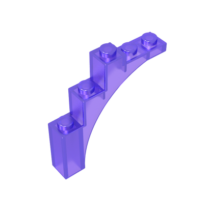 GDS-715 - Brick Arch 1 x 5 x 4 [Irregular Bow, Raised Underside Cross Supports]