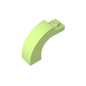GDS-719 - Brick Arch 1 x 3 x 2 Curved Top