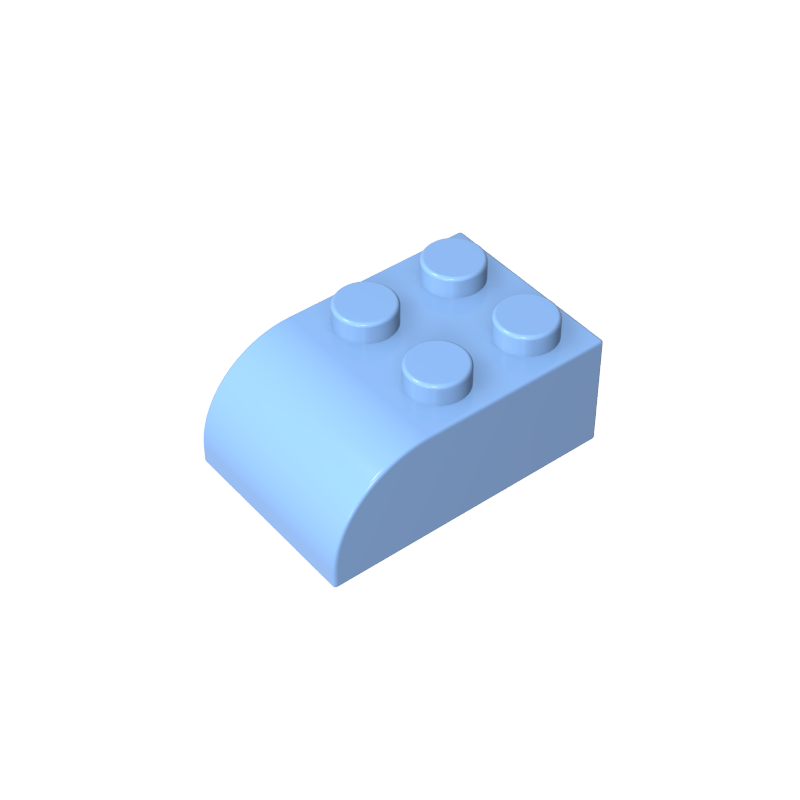 GDS-722 - Brick Curved 2 x 3 with Curved Top