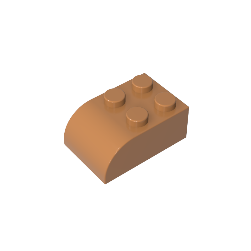GDS-722 - Brick Curved 2 x 3 with Curved Top
