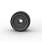 Open-box-brick - 6337780 - 72206pb01 - Wheel 24 x 12 with Pin Hole with Fixed Rubber Tire