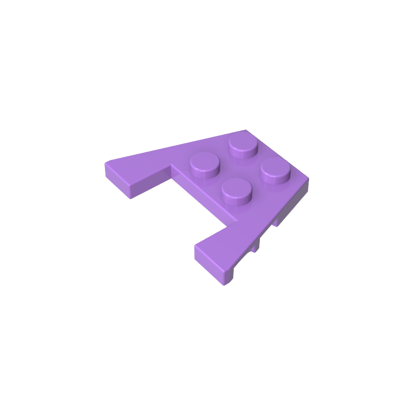 GDS-725 - Wedge Plate 3 x 4 with Stud Notches