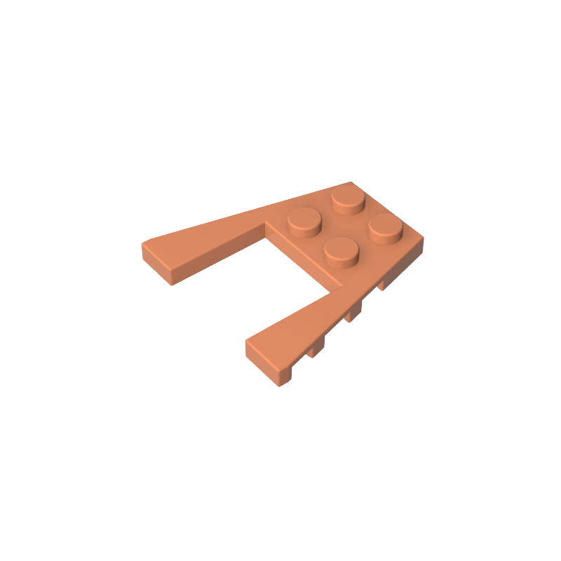 GDS-726 - Wedge Plate 4 x 4 with 2 x 2 Cutout