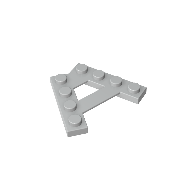 GDS-727 - Plate Special 4 Stud 45 Degrees Angle Plate